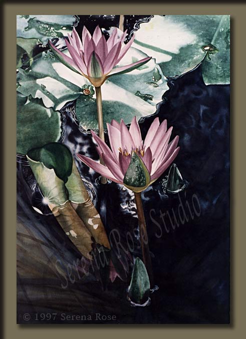 Painting by Serena Rose, Morning Star